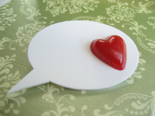 Speech Bubble Love Pin