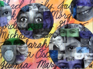 eyes Teacher Art Show piece. 2007.