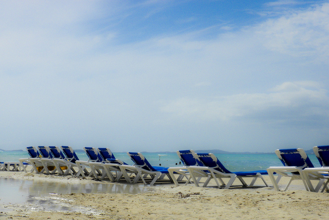 beach chairs